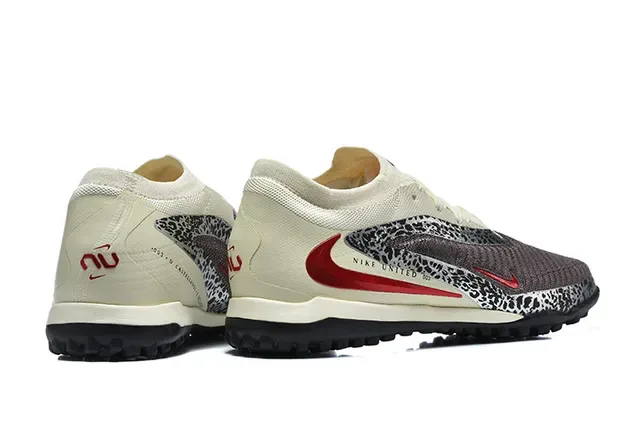 Nike Beige Black Knit Upper Leopard-Print Overlay Sneakers 5
