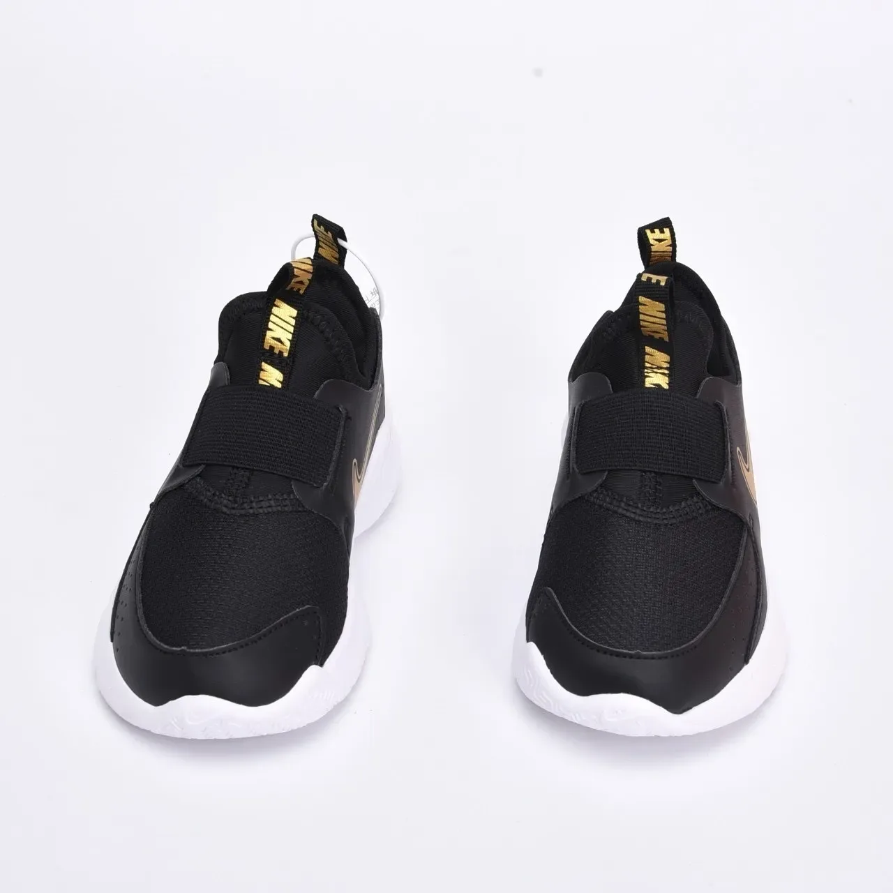 Nike Chaussures Lifestyle Noires et Dorées Slip-On en Maille Perforée 13