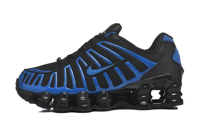 Nike Black Pink Segmented Shox Cushioning Midsole Gradient Striped Upper Lifestyle Sneakers 18