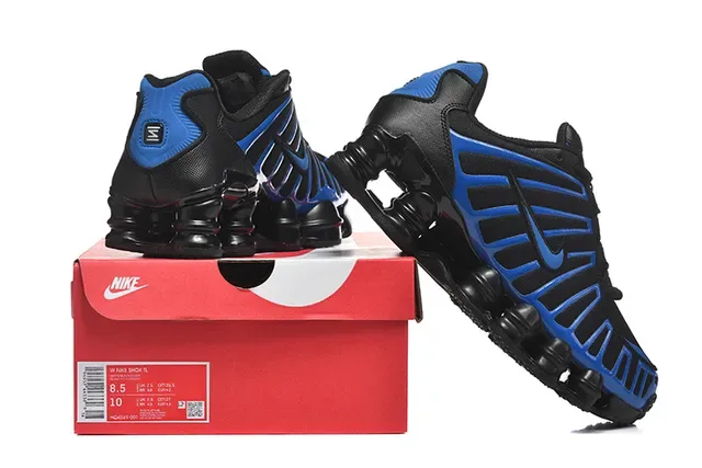 Nike Black Pink Segmented Shox Cushioning Midsole Gradient Striped Upper Lifestyle Sneakers 19