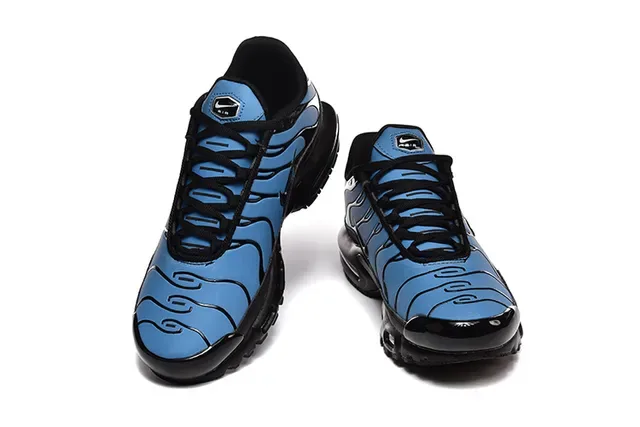 Nike Black Pink Wave-Pattern Overlays Sculpted Air-Unit Midsole Lifestyle Sneakers 7