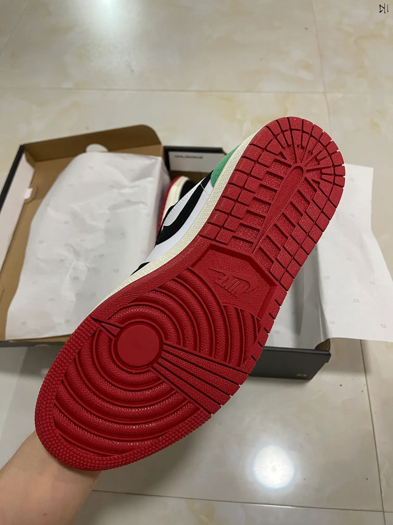 Nike Black Red Low-Top Suede And Leather Paneling Lifestyle Sneakers 6