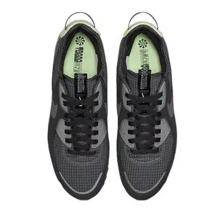 Nike Black Transparent Low-Top Mesh And Synthetic Overlay Lifestyle Sneakers 4
