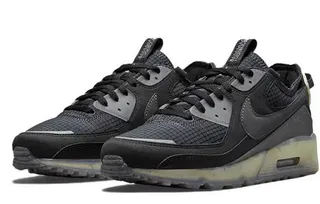 Nike Black Transparent Low-Top Mesh And Synthetic Overlay Lifestyle Sneakers 5