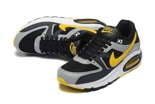 Chaussures Nike Air Unit Lifestyle Noir Jaune Malla Layered Synthétique Talon Visible 5