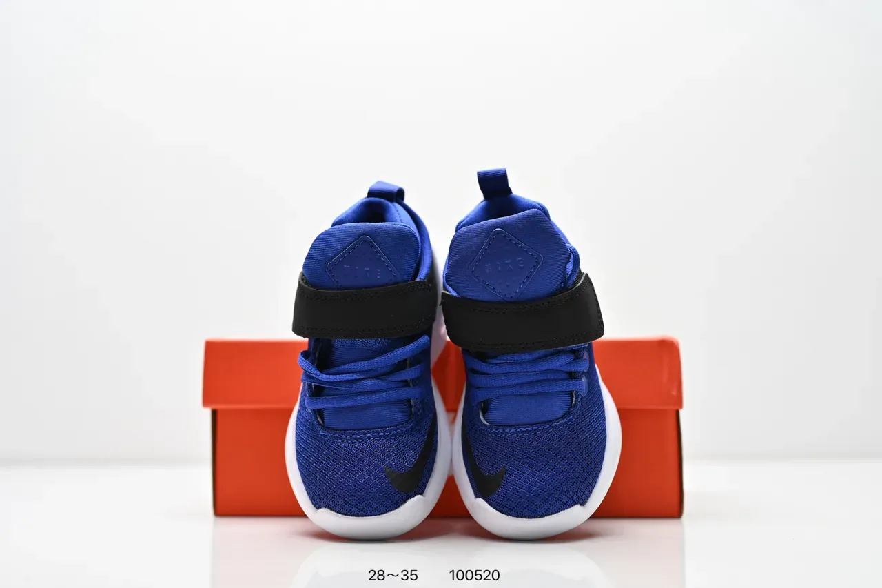 Nike Blue Black Low-Top Velcro Strap Closure Lifestyle Sneakers 12
