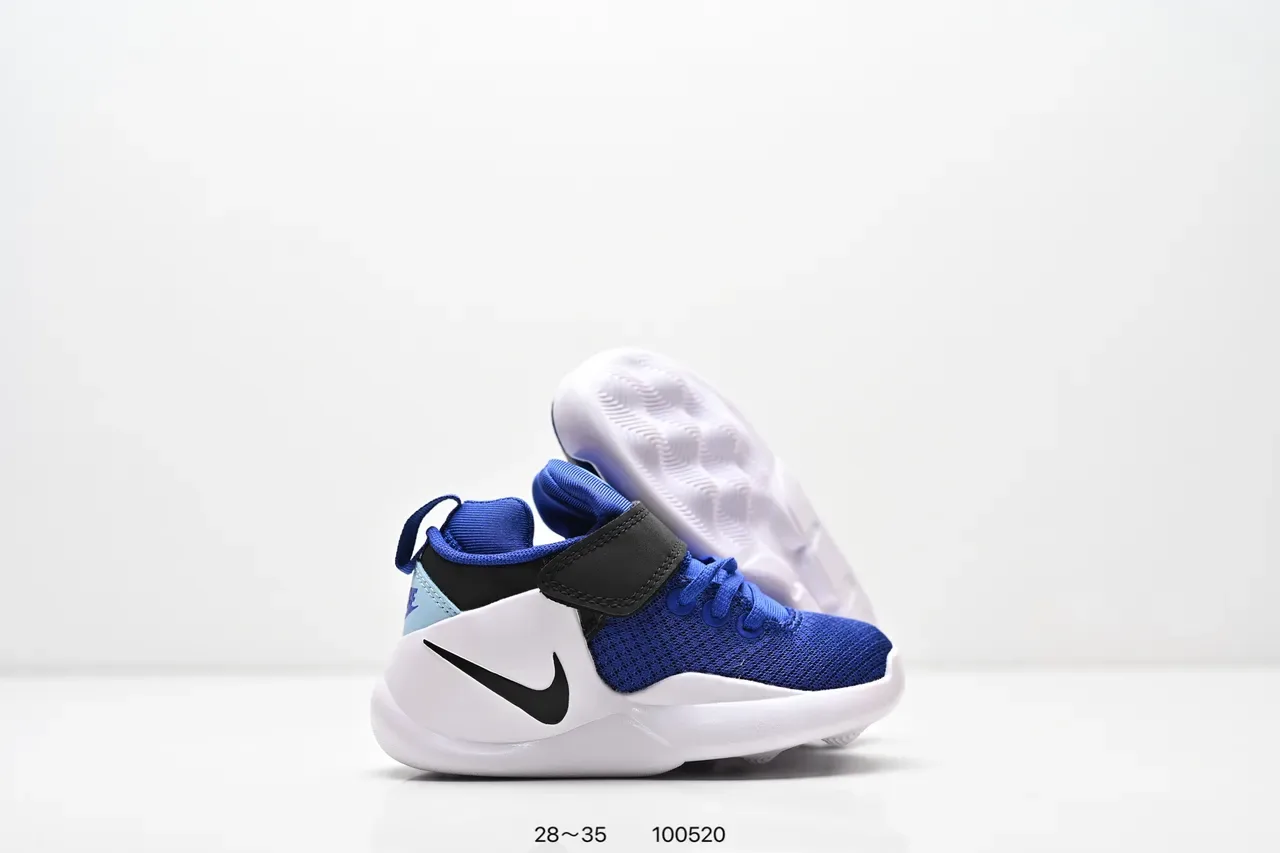 Nike Blue Black Low-Top Velcro Strap Closure Lifestyle Sneakers 13