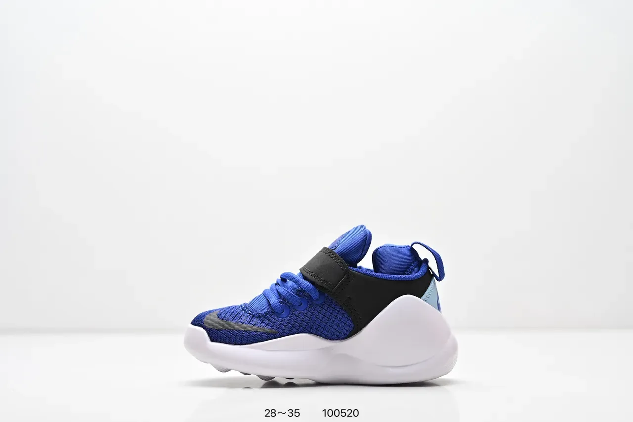 Nike Blue Black Low-Top Velcro Strap Closure Lifestyle Sneakers 16