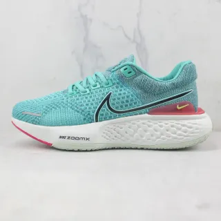 Nike Chaussures de running bleu et rose upper knit ZoomX midsole