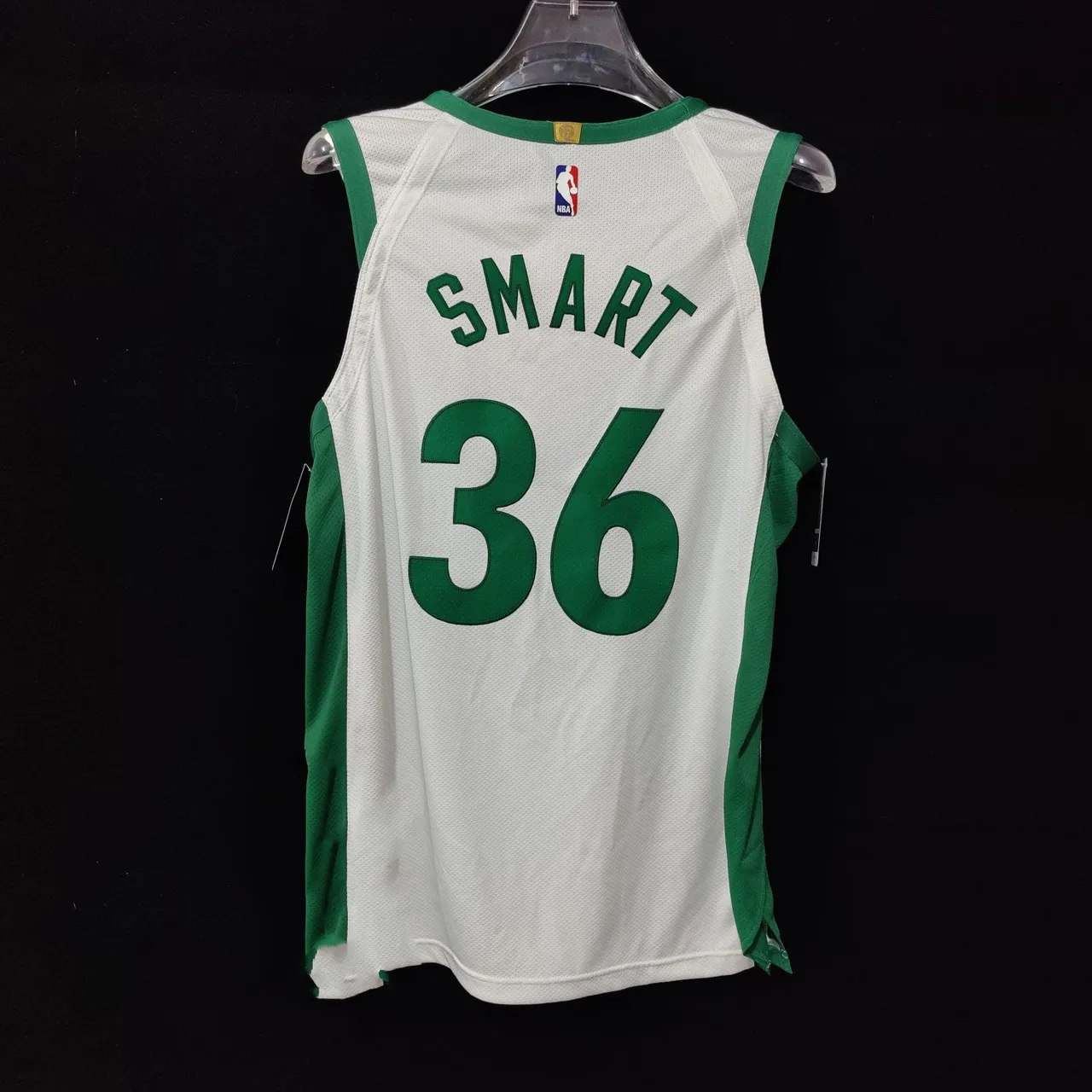 Nike Boston Celtics City Edition White Green Jersey 3
