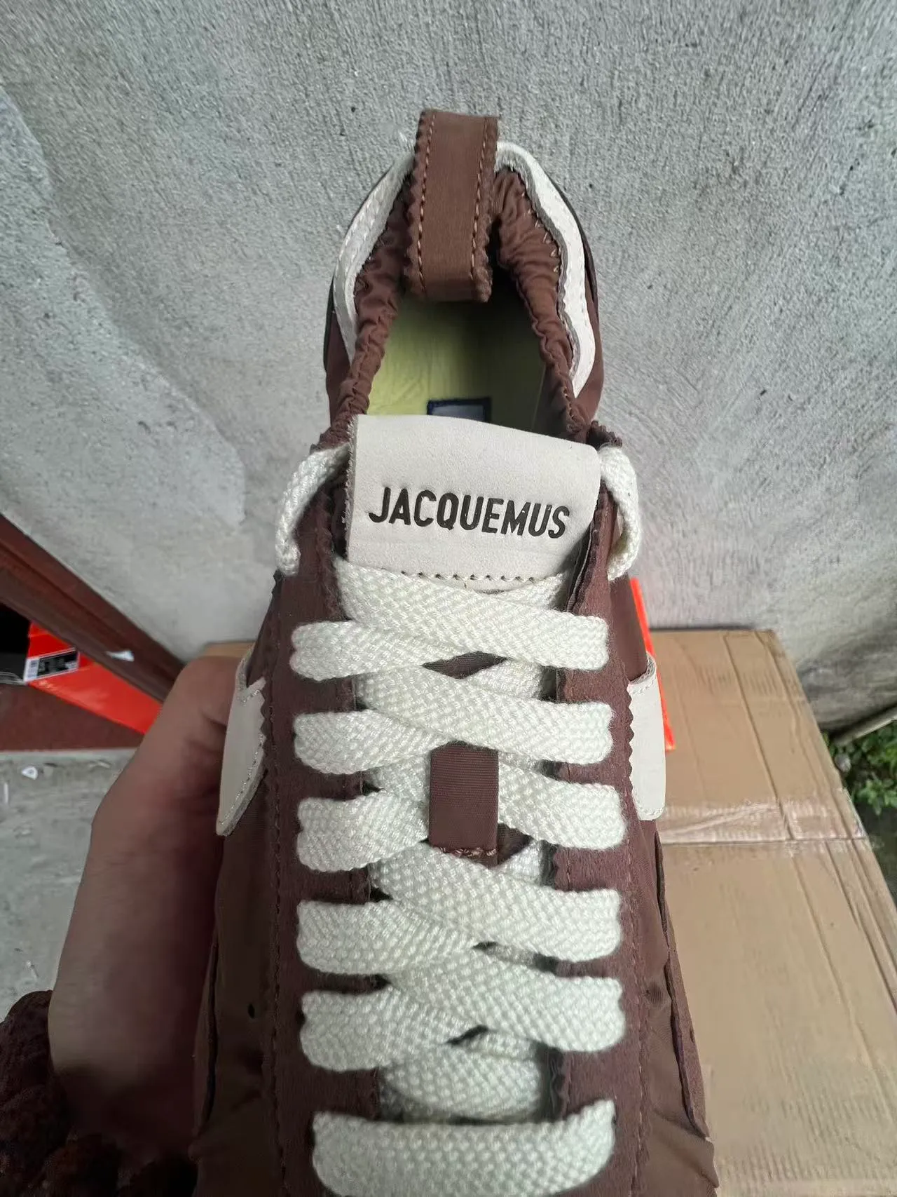 Nike Brown and White Lifestyle Sneaker 4
