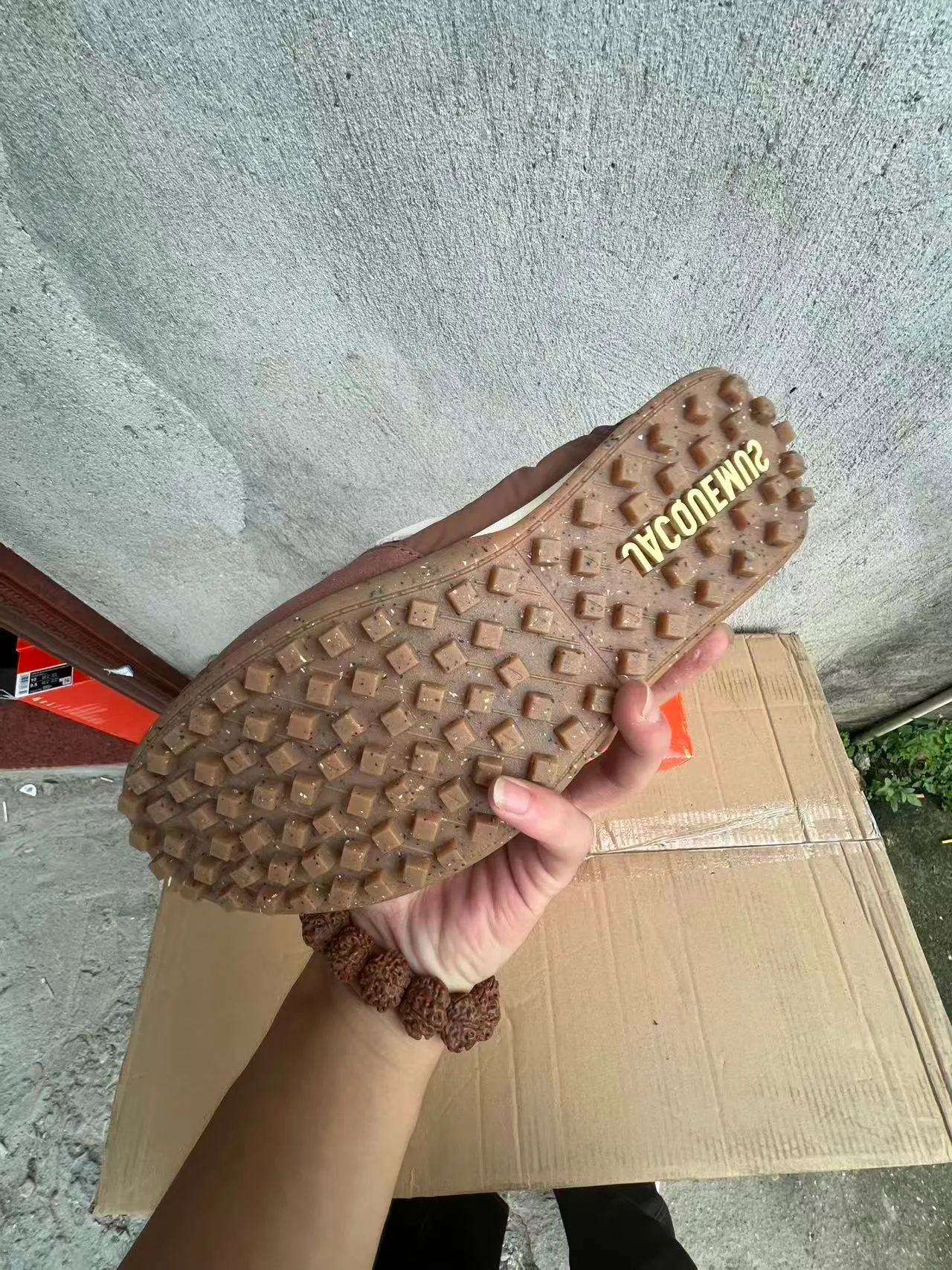Nike Brown and White Lifestyle Sneaker 6
