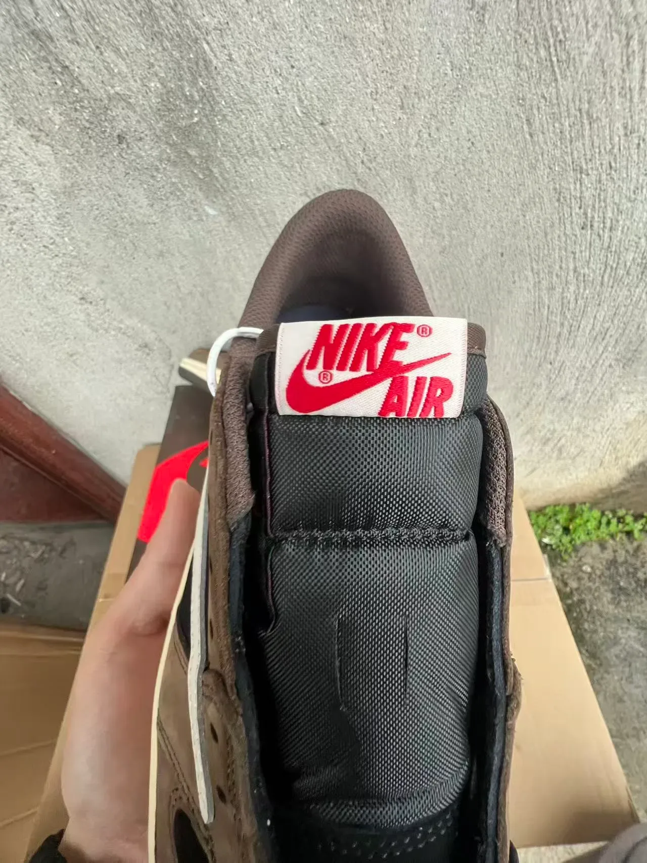 Nike Sneakers Lifestyle Marron Noir Déconstruit Daim et Cuir 4