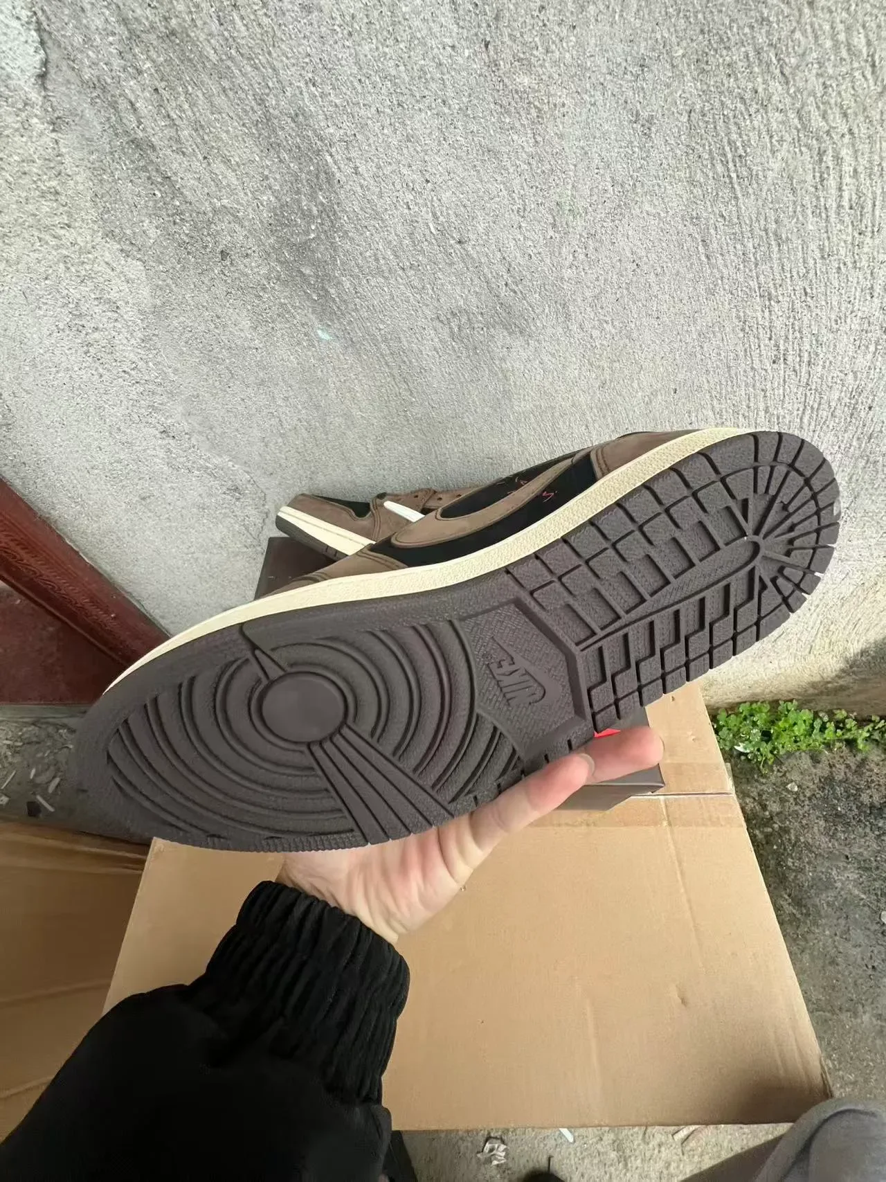 Nike Sneakers Lifestyle Marron Noir Déconstruit Daim et Cuir 6