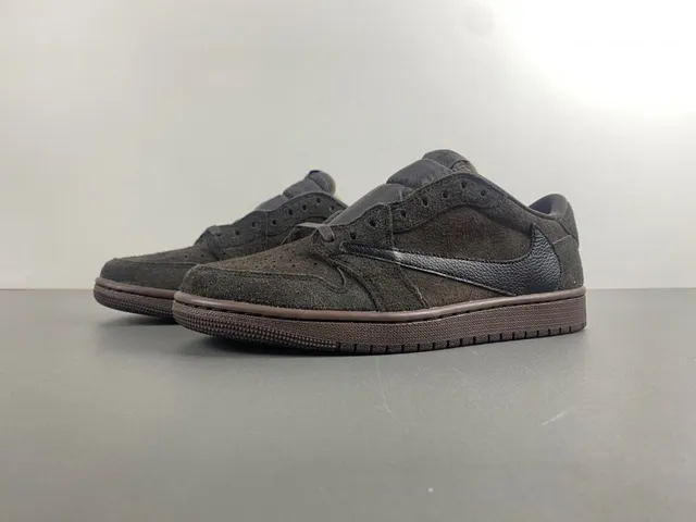 Nike Brown Black Laceless Slip-On Suede And Leather Upper Lifestyle Sneakers 7