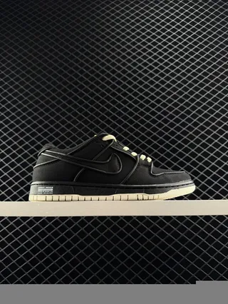 Nike Dunk Low Black Off-White Skateboard Shoes 2