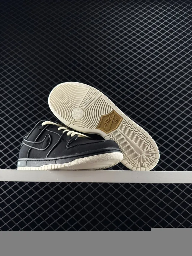 Nike Dunk Low Black Off-White Skateboard Shoes 3