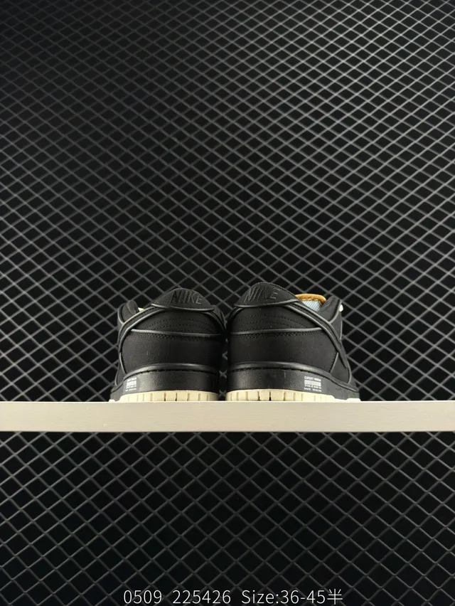 Nike Dunk Low Black Off-White Skateboard Shoes 5