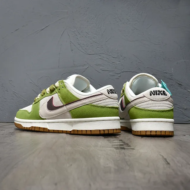 Nike Dunk Low Lime Green White Lifestyle Sneakers 3