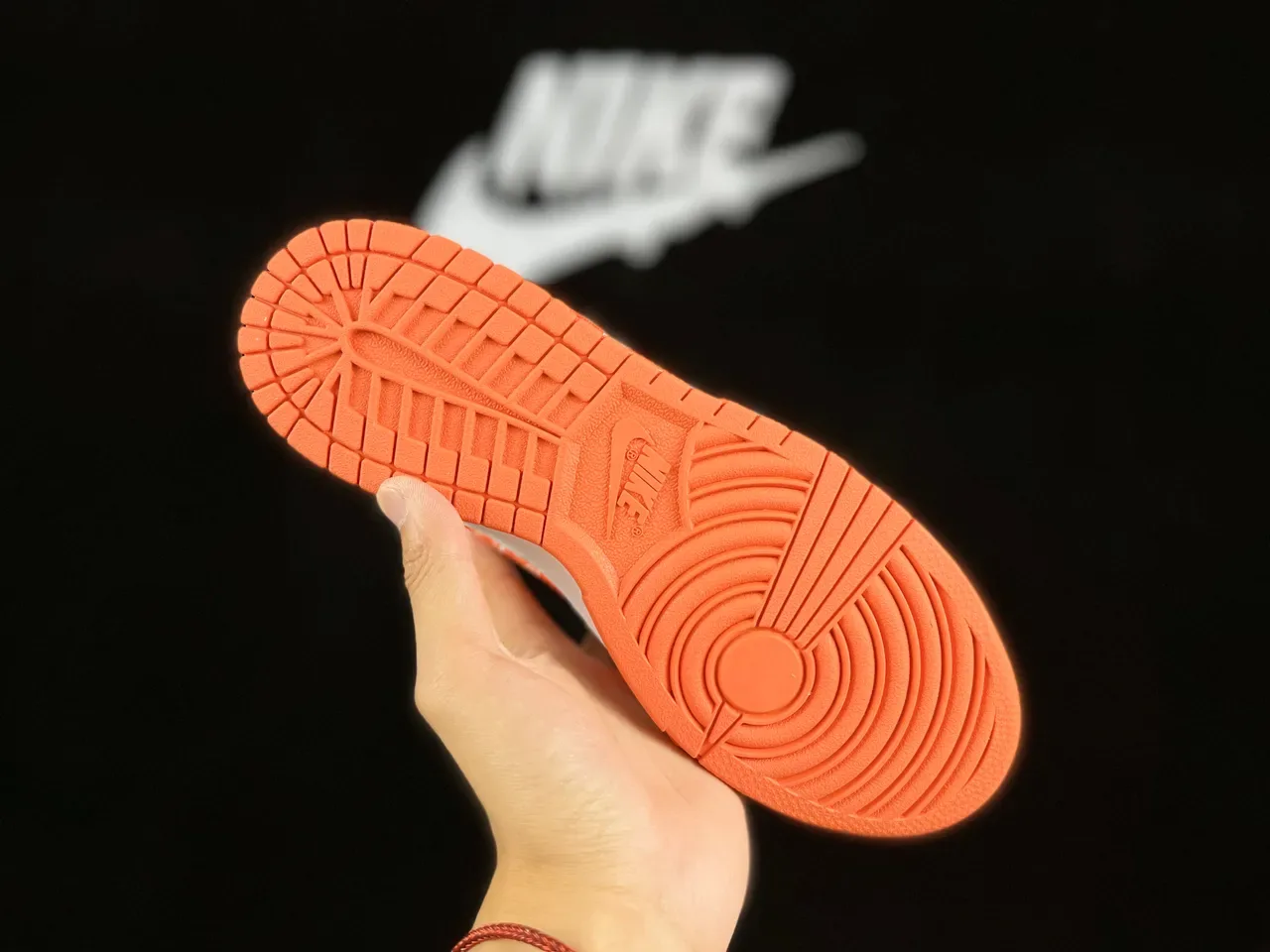 Nike Dunk Low Orange Bandana Print Lifestyle Sneakers 2