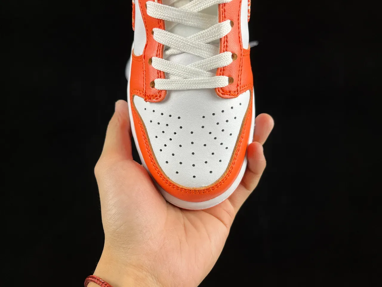 Nike Dunk Low Orange Bandana Print Lifestyle Sneakers 8