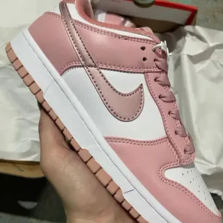 Nike Dunk Low Pink and White Lifestyle Sneakers