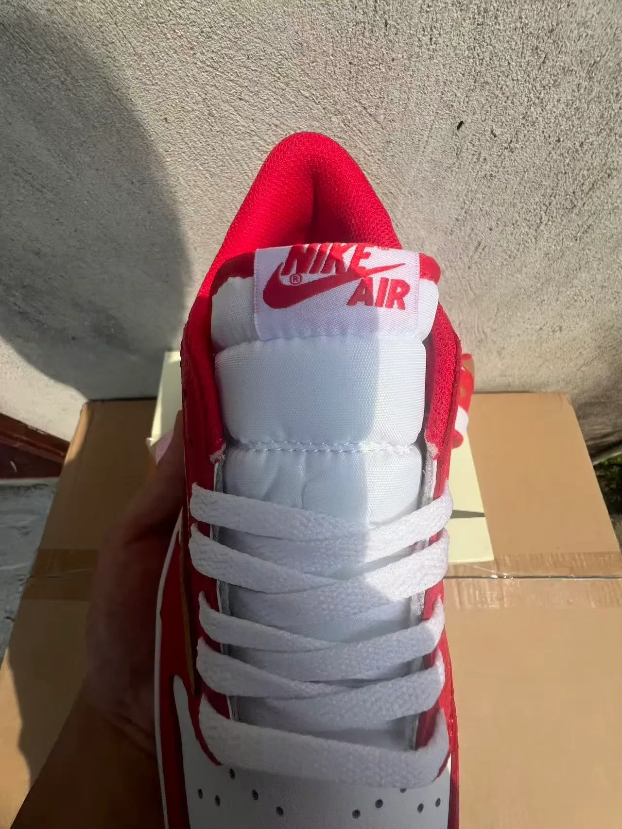 Nike Dunk Low Red White Gold Chinese New Year Lifestyle Sneakers 4