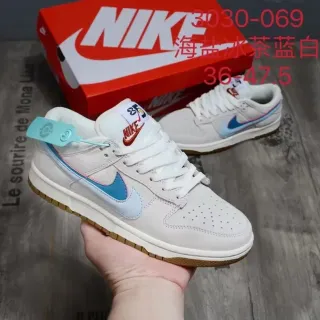 Nike Dunk Low Sea Salt Ice Tea Azul Branco Tênis Lifestyle