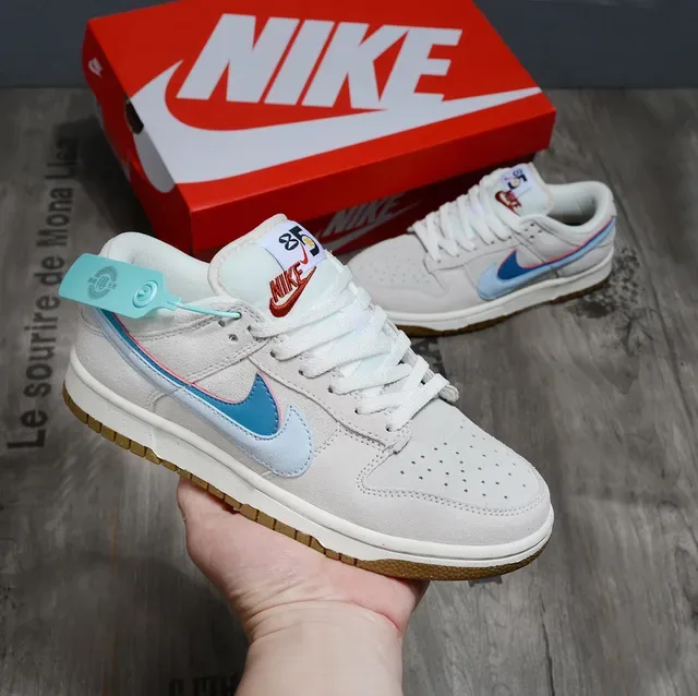 Nike Dunk Low Sea Salt Ice Tea Blue White Lifestyle Sneakers 2
