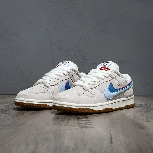 Nike Dunk Low Sea Salt Ice Tea Blue White Lifestyle Sneakers 4