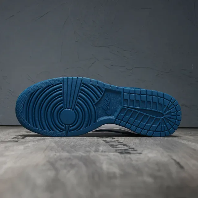 Nike Dunk Low White Navy Lifestyle Sneakers 3