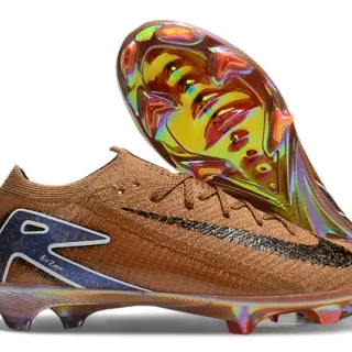 Nike Football Boot Brown Iridescent Firm-Ground Soccer Shoes