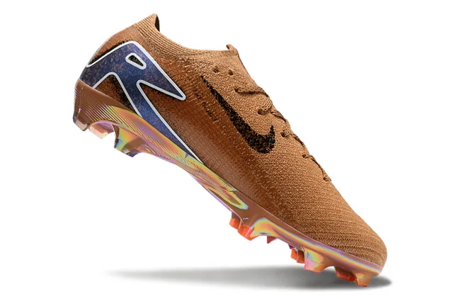 Nike Football Boot Brown Iridescent Firm-Ground Soccer Shoes 2