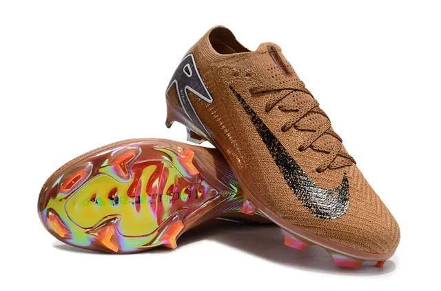 Nike Football Boot Brown Iridescent Firm-Ground Soccer Shoes 4