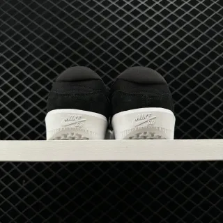 Nike Force 58 黑色白色 套脚 麂皮鞋面 滑板鞋
