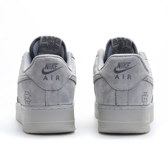 Nike Gray Low-Top Suede And Nubuck Upper Lifestyle Sneakers 7