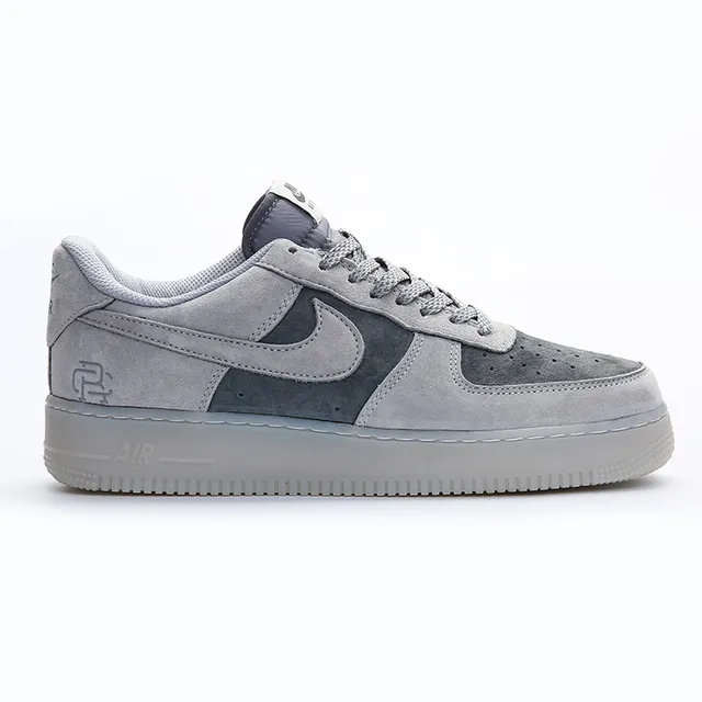 Nike Gray Low-Top Suede And Nubuck Upper Lifestyle Sneakers 8