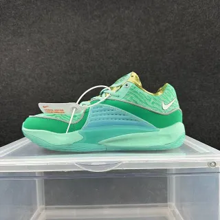 Nike Green and Gold High-Top Mesh-and-Synthetic Basketball Shoes