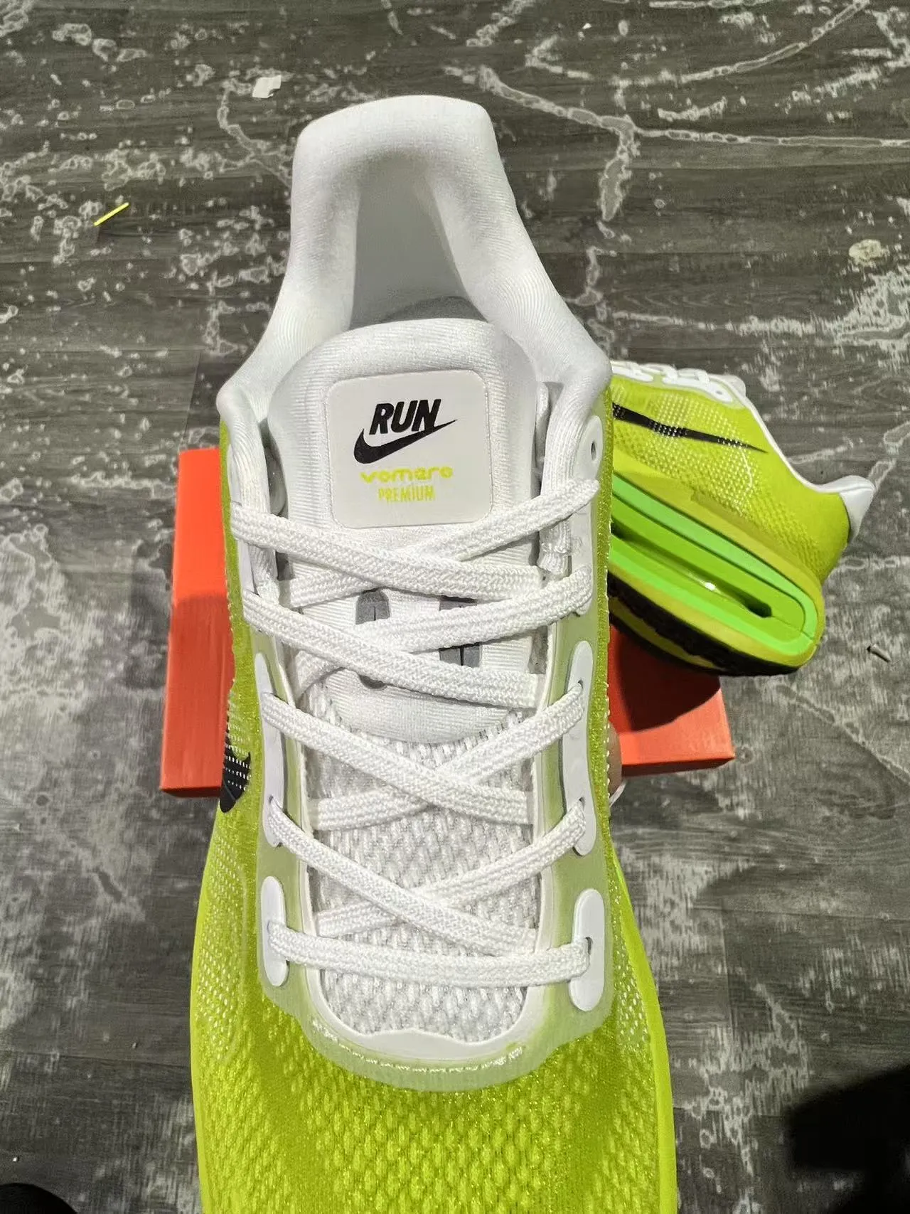 Nike Vert Noir Pleine Longueur Visible Air Zoom Unit Haut En Maille Perforé Chaussures De Course 8