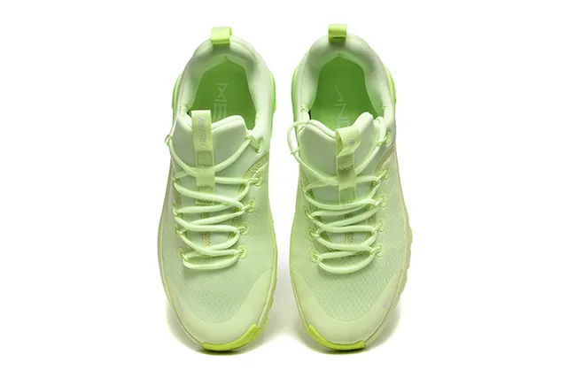 Nike Green Knit Upper Segmented Midsole Lifestyle Sneakers 2