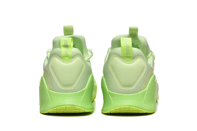 Nike Green Knit Upper Segmented Midsole Lifestyle Sneakers 4