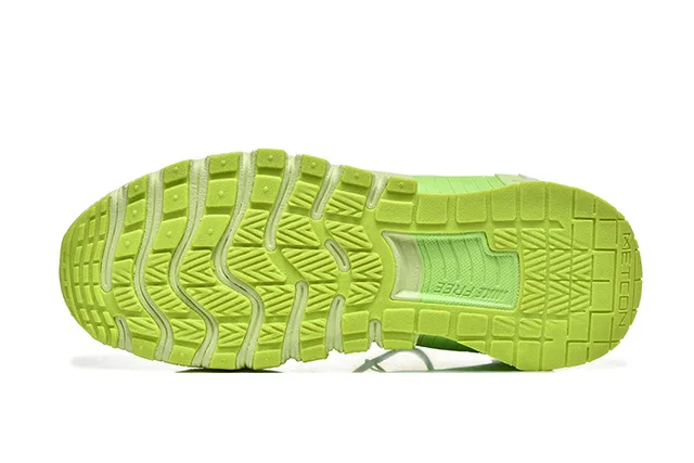 Nike Green Knit Upper Segmented Midsole Lifestyle Sneakers 5