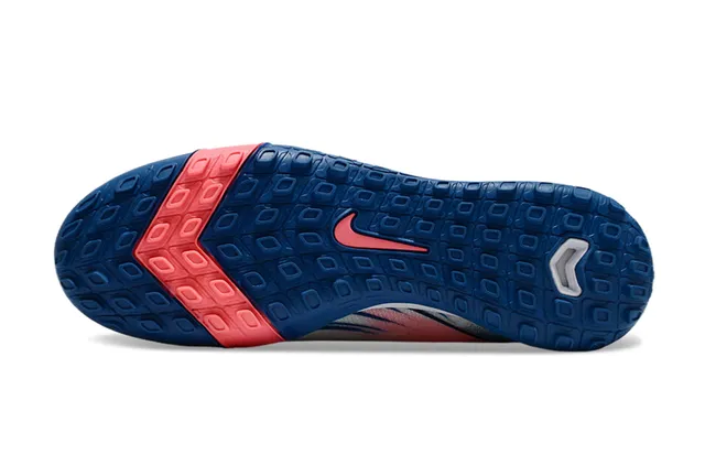 Nike Grip-Knit Turf Multicolore Bleu Haut de Col de Chaussette Bloque de Couleur Graduel Chaussures de Football Turf 6