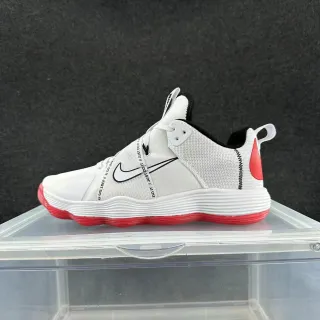 Nike Hyperdunk White Red High-Top Mesh And Synthetic Overlay Upper Basketball Shoes