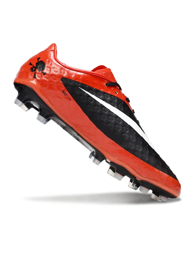 Nike Hypervenom Phantom Orange and Black Firm-Ground Soccer Shoes 2