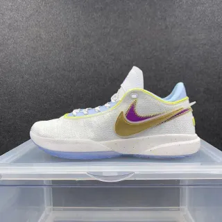 Nike KD सफेद सोने का बैंगनी पीला टेक्स्चर्ड किनिट बास्केटबॉल जूते