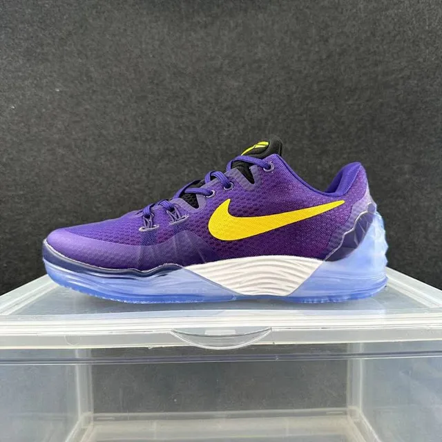 Nike Kobe 9 EM بنفسجي أصفر أحذية كرة السلة 2