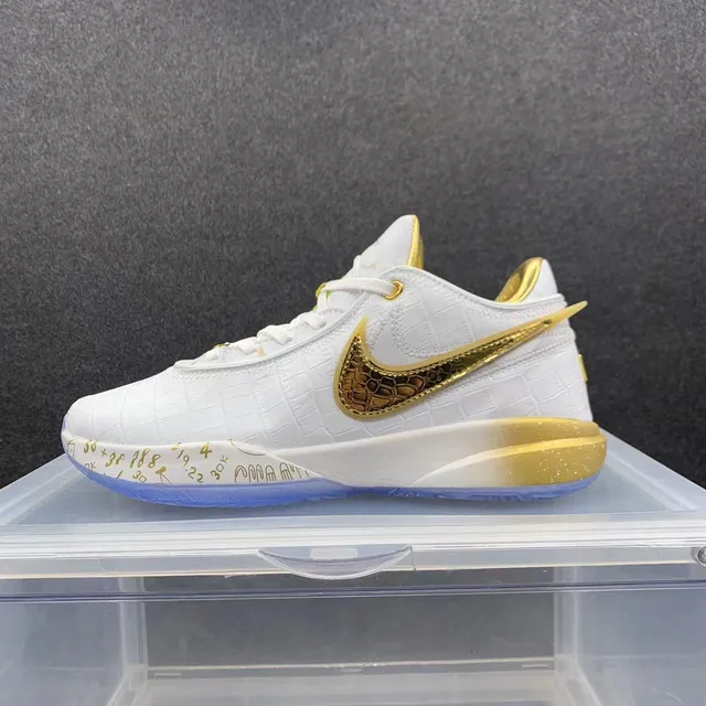 Nike Kobe IV Protro Platinum White Gold Basketball Shoes 2