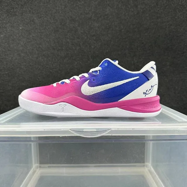 Nike Kobe Pink Purple Gradient Low-Top Basketball Shoes 2