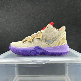 Nike Kyrie 5 Beige Purple Gold Basketball Shoes